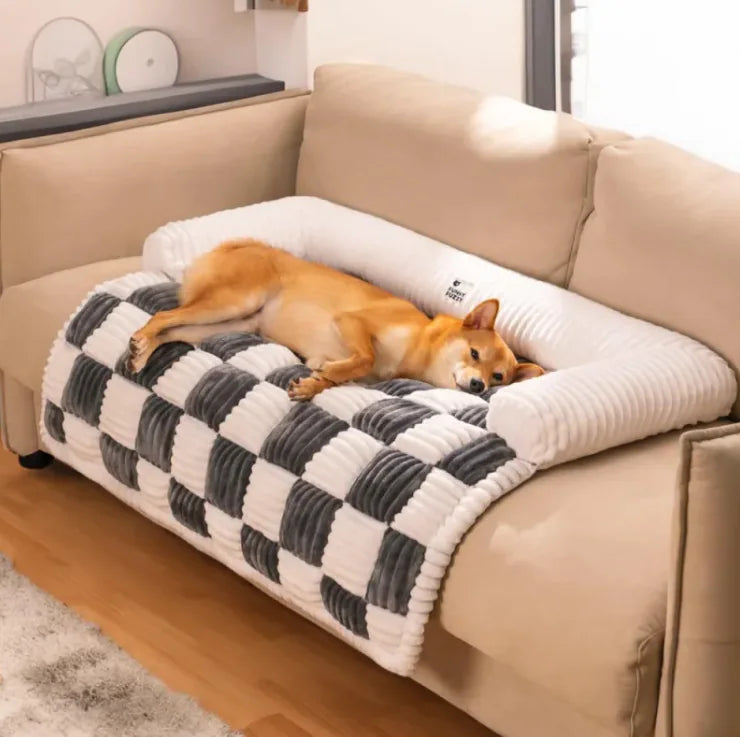 PawEase Cosy Plush Pet Bed