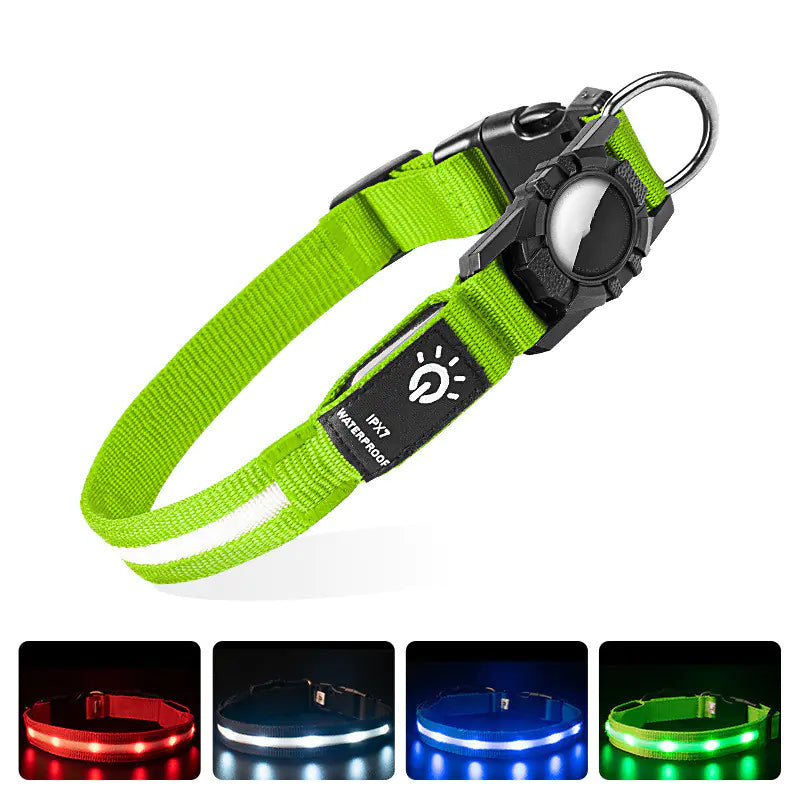 PawEase Waterproof LED Locator Pet Collar