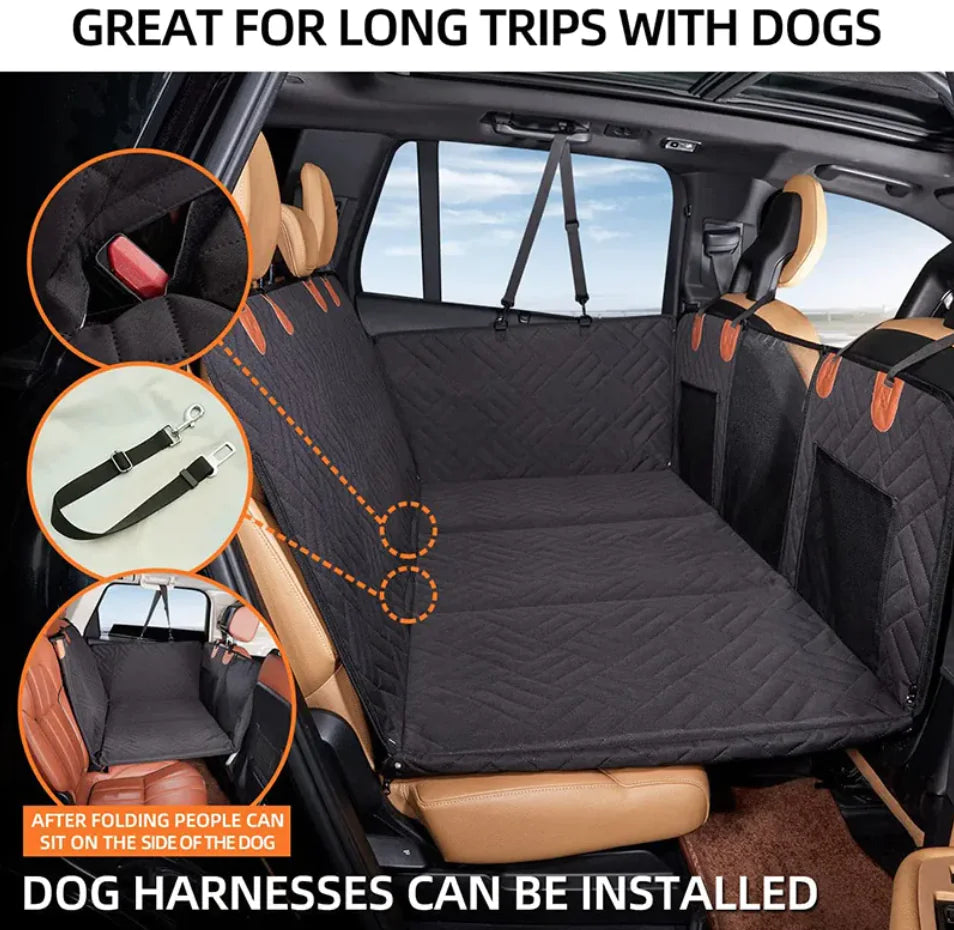 PawEase Waterproof Car Pet Bed Cushion