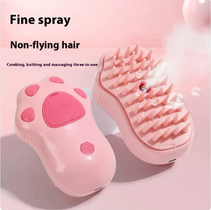 PawEase Grooming & Massaging Comb with Spray Function