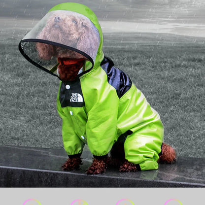PawEase Reflective Small Dog Raincoat