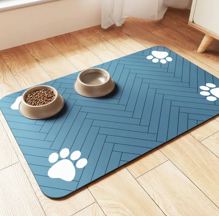 PawEase Quick-Dry Diatom Pet Feeding Mat
