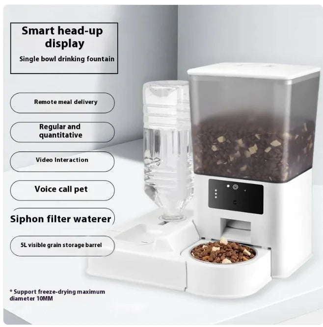 PawEase Automatic Pet Feeder with Camera