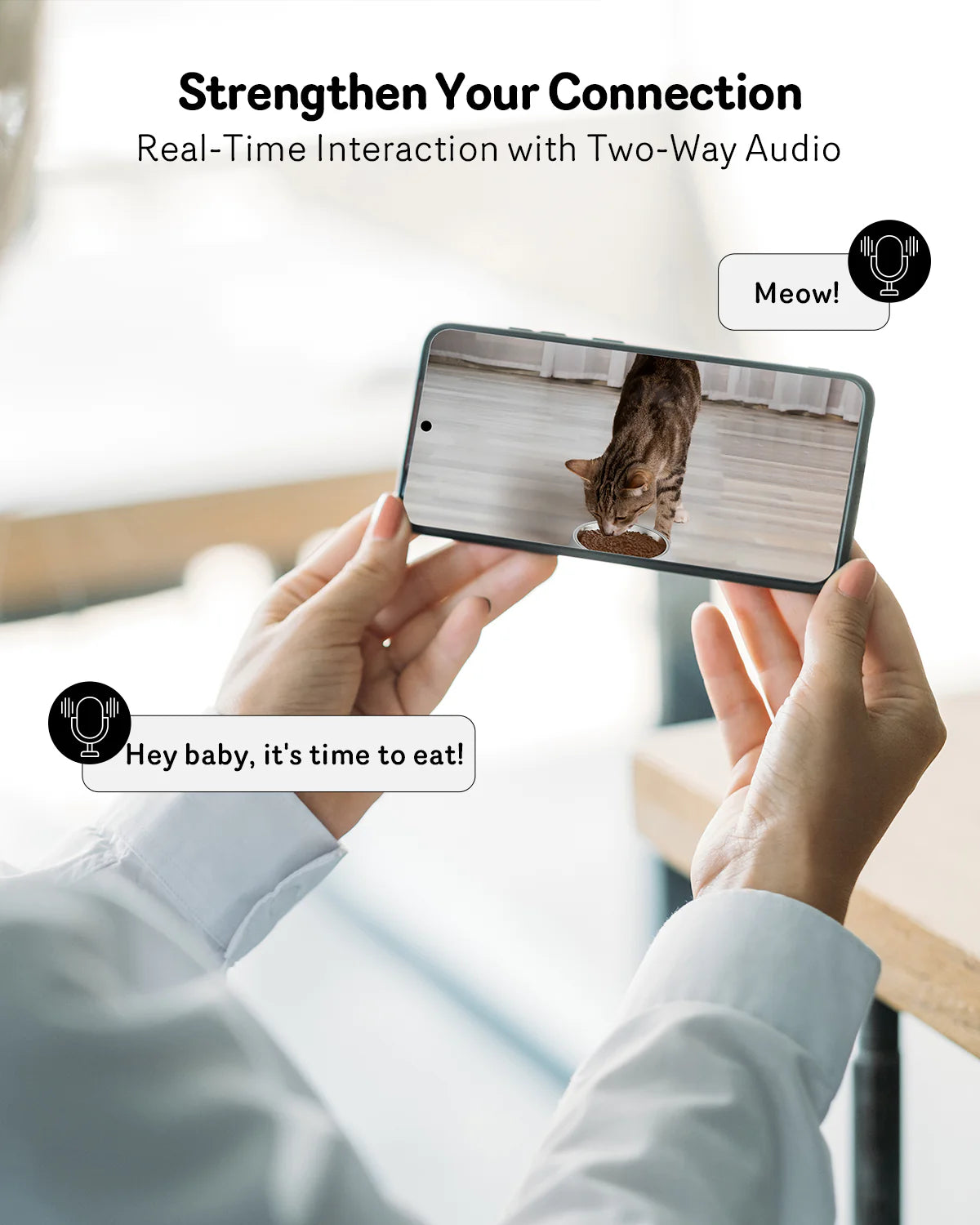 PawEase Automatic Cat Feeder with Camera