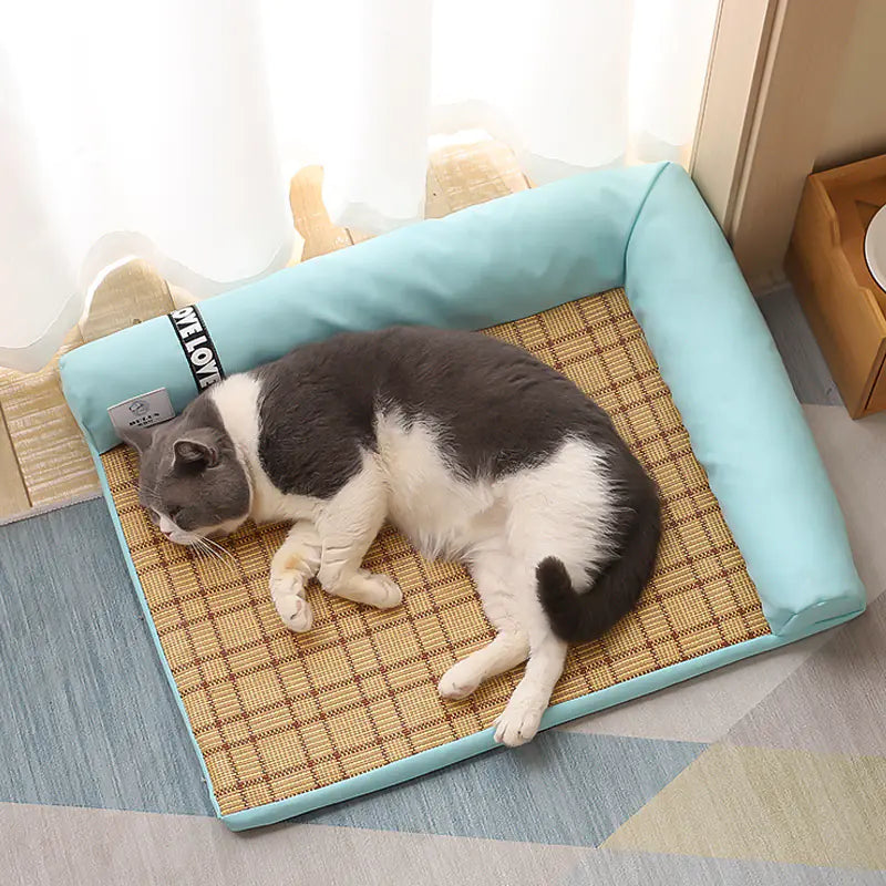 PawEase Bamboo Fibre Cooling Mat for Pets