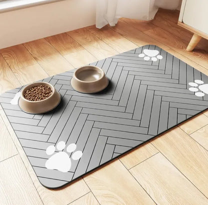PawEase Quick-Dry Diatom Pet Feeding Mat