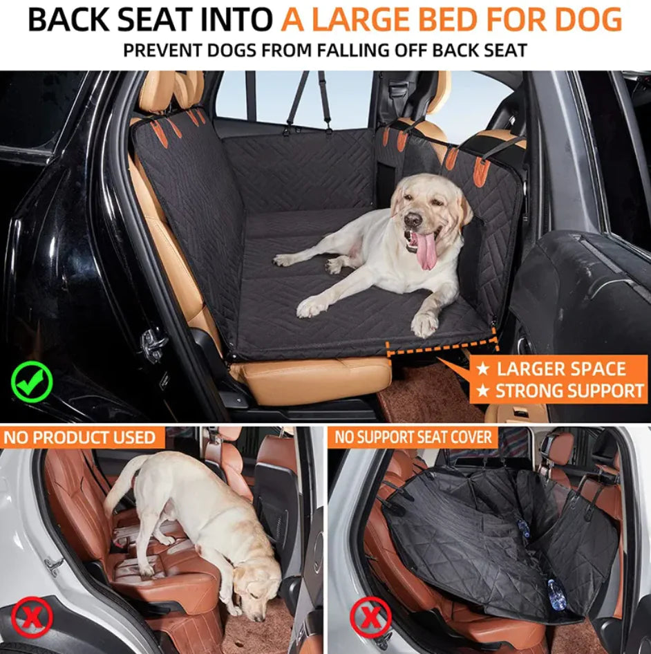 PawEase Waterproof Car Pet Bed Cushion