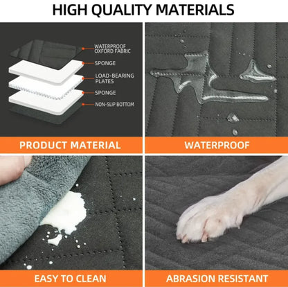 PawEase Waterproof Car Pet Bed Cushion