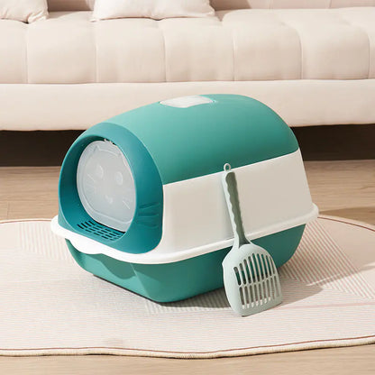 PawEase UV-Protected Antibacterial Cat Litter Box