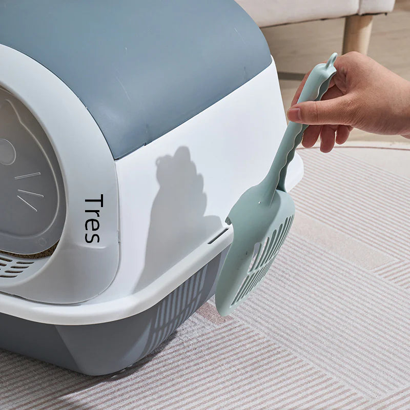 PawEase UV-Protected Antibacterial Cat Litter Box