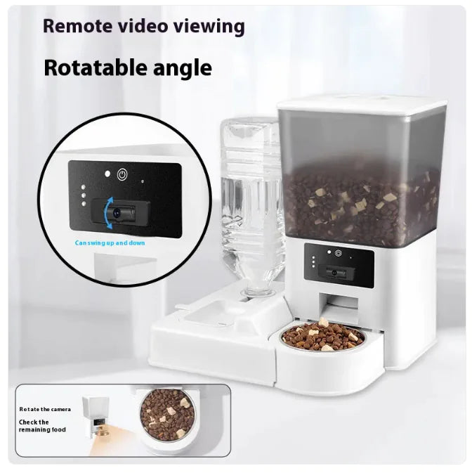 PawEase Automatic Pet Feeder with Camera