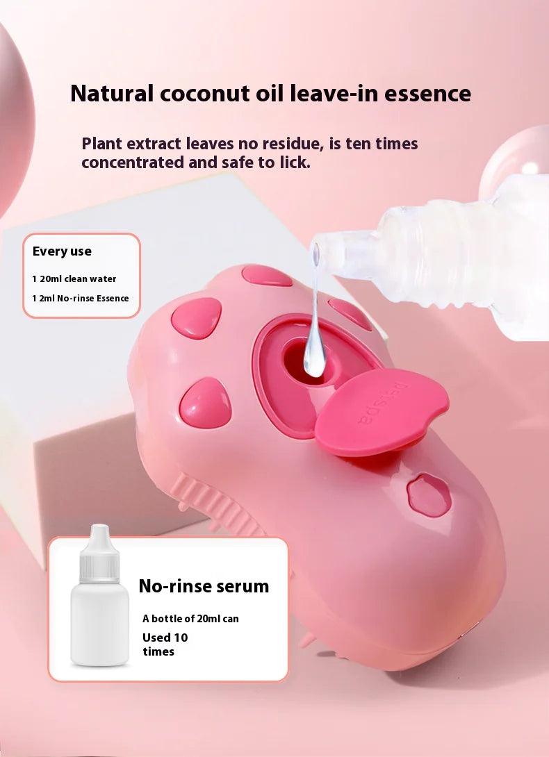 PawEase Grooming & Massaging Comb with Spray Function