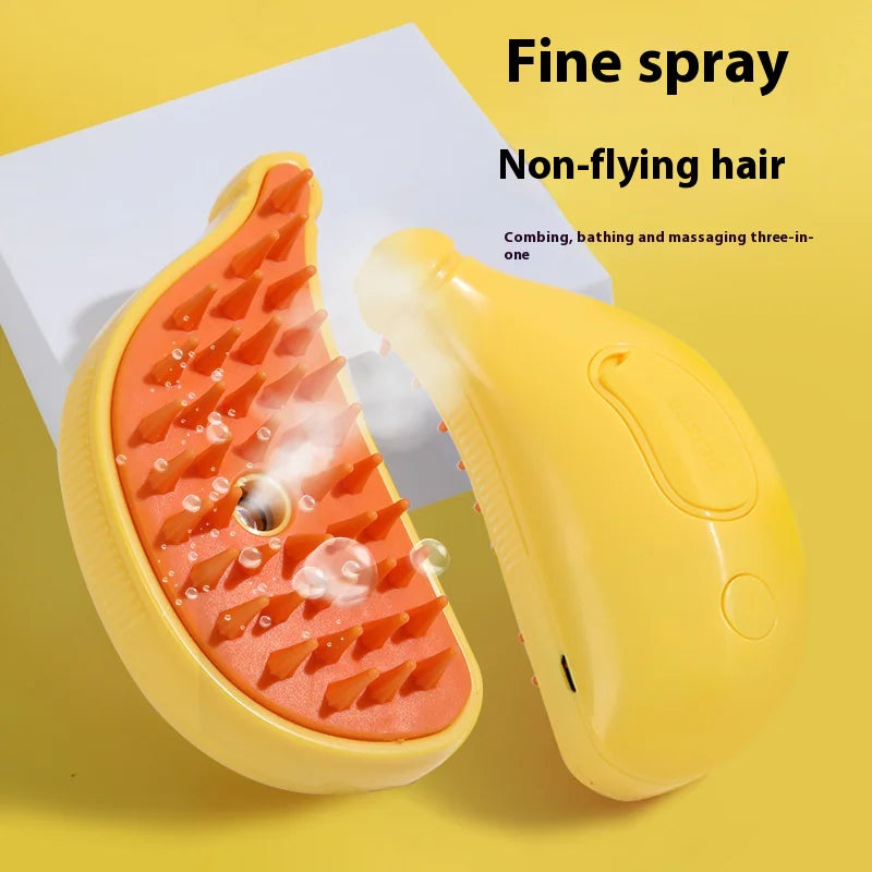 PawEase Grooming & Massaging Comb with Spray Function