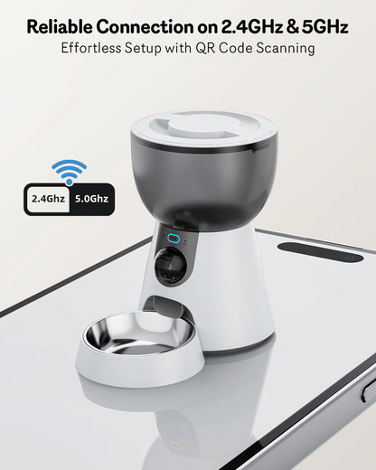 PawEase Automatic Cat Feeder with Camera