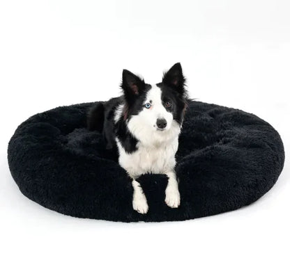 PawEase Fluffy Donut Pet Bed