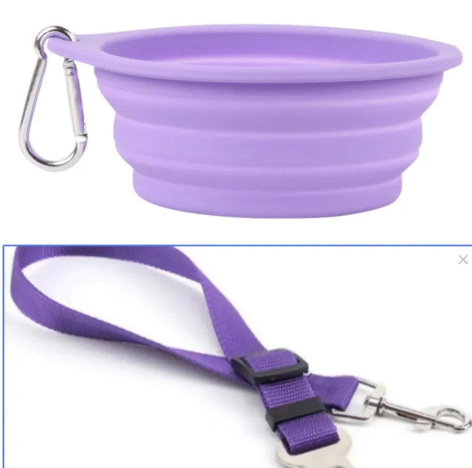 Dog Bowl & Strap