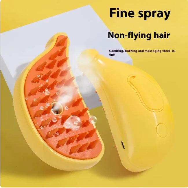 PawEase Grooming & Massaging Comb with Spray Function