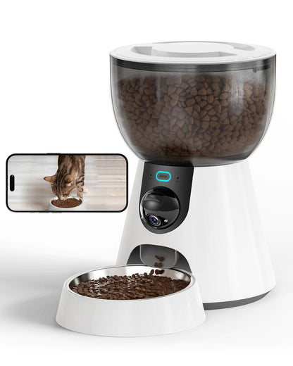 PawEase Automatic Cat Feeder with Camera